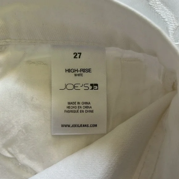 Women's White High Rise Flare Jeans